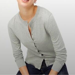 J Crew Gray Cardigan